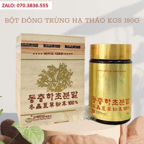 Bột Đông Trùng Hạ Thảo KGS 180G