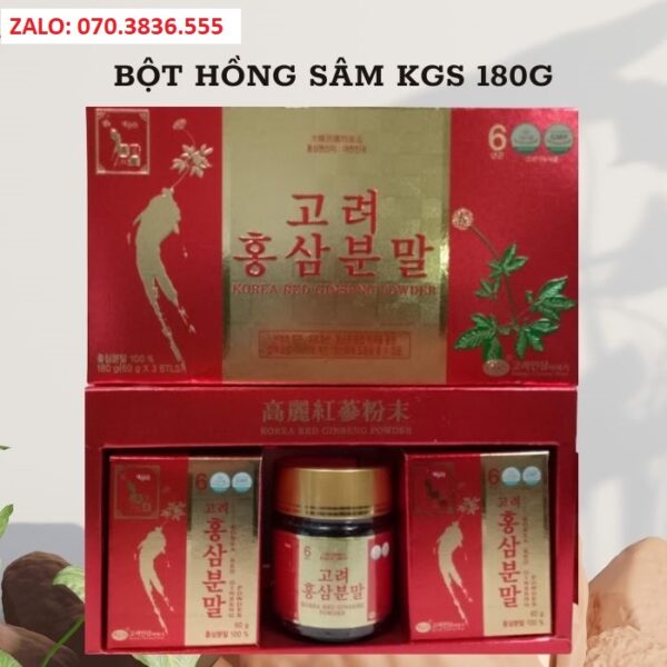 Bột Hồng Sâm KGS 180G
