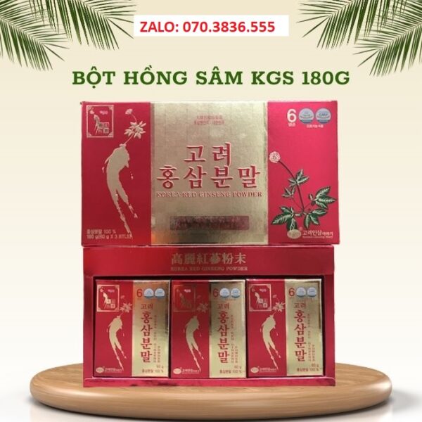 Bột Hồng Sâm KGS 180G
