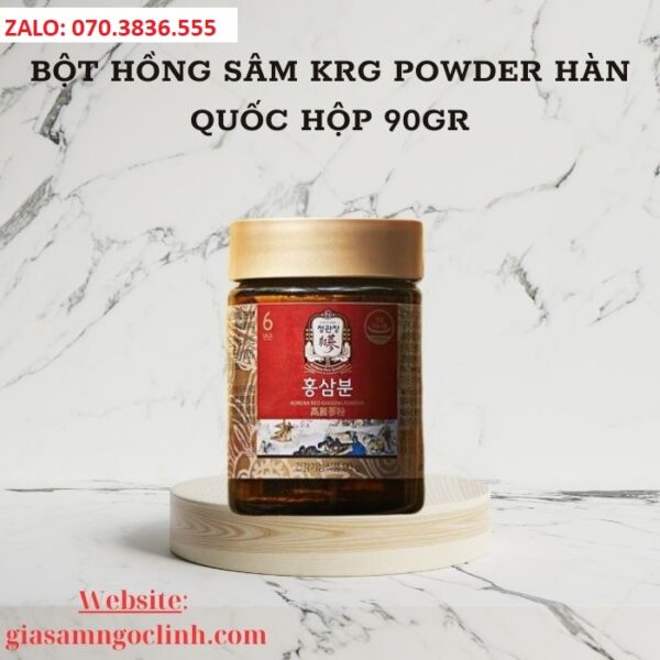 Bột Hồng Sâm KRG Powder Hàn Quốc Hộp 90gr