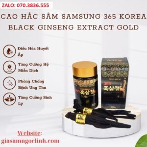 Cao Hac Sam Samsung 365 Korea Black Ginseng Extract Gold 1