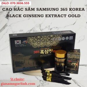 Cao Hac Sam Samsung 365 Korea Black Ginseng Extract Gold 2