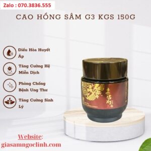 Cao Hồng Sâm G3 KGS 150g Cao Hong Sam G3 KGS 150g 1