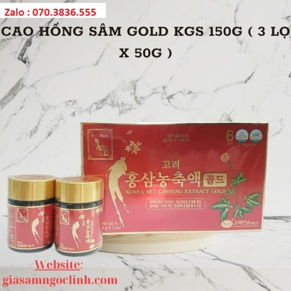 Cao Hồng Sâm Gold KGS 150g