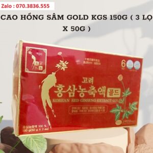 Cao Hồng Sâm Gold KGS 150g Cao Hong Sam Gold KGS 150g 3