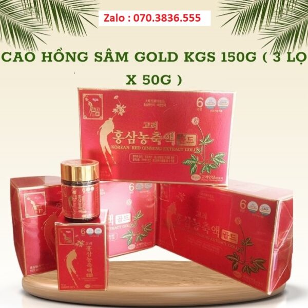 Cao Hồng Sâm Gold KGS 150g