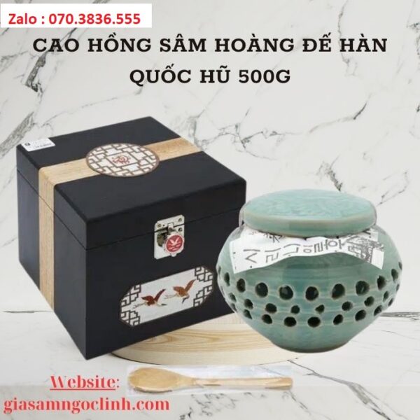 Cao Hồng Sâm Hoàng Đế Hàn Quốc Hũ 500g
