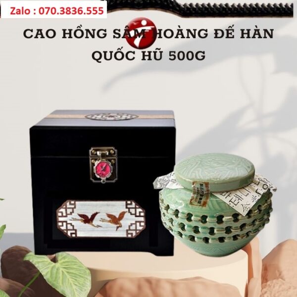 Cao Hồng Sâm Hoàng Đế Hàn Quốc Hũ 500g