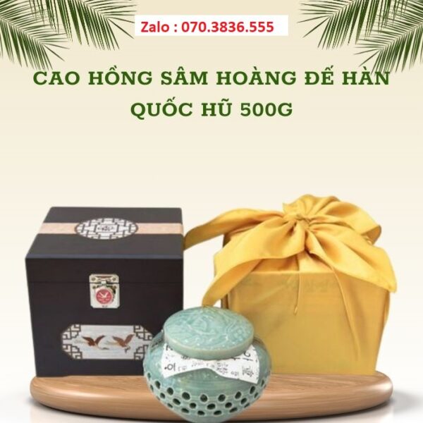 Cao Hồng Sâm Hoàng Đế Hàn Quốc Hũ 500g