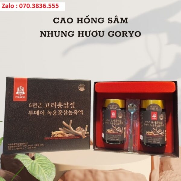 Cao Hồng Sâm Nhung Hươu Goryo