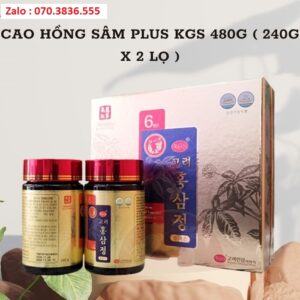 Cao Hồng Sâm PLUS KGS 480G ( 240g x 2 Lọ ) Cao Hong Sam PLUS KGS 480G 240g x 2 Lo 3