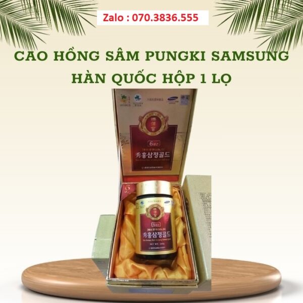 Cao Hồng Sâm Pungki Samsung Hàn Quốc Hộp 1 Lọ
