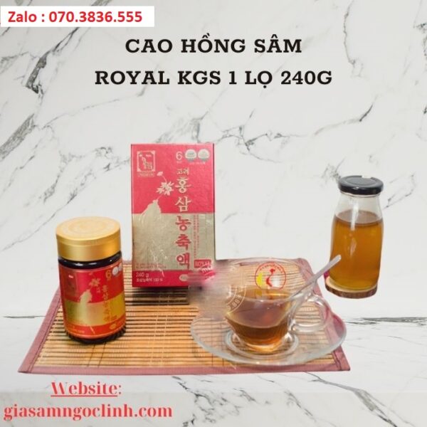 Cao Hồng Sâm Royal KGS 1 Lọ 240g