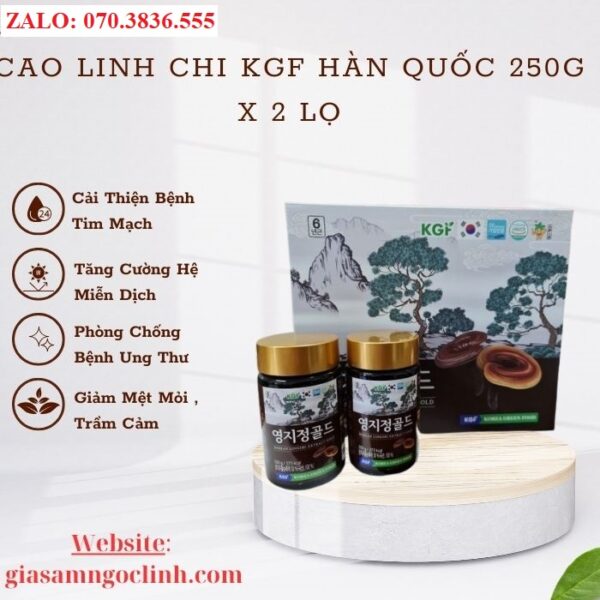 Cao Linh Chi KGF Hàn Quốc 250g x 2 lọ