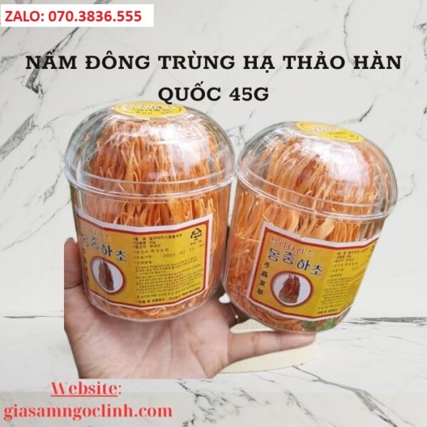 Nấm Đông Trùng Hạ Thảo Hàn Quốc 45g