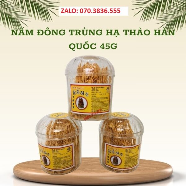 Nấm Đông Trùng Hạ Thảo Hàn Quốc 45g