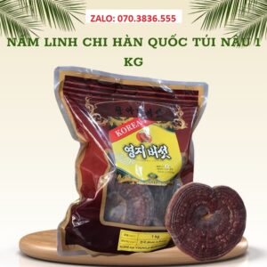 Nấm Linh Chi Hàn Quốc Túi Nâu 1 kg
