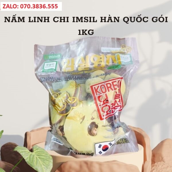Nấm Linh Chi Imsil Hàn Quốc Gói 1kg