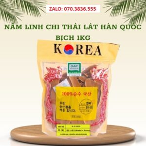 Nấm Linh Chi Thái Lát Hàn Quốc Bịch 1kg