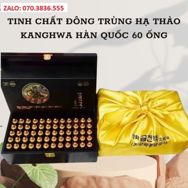 Tinh Chất Đông Trùng Hạ Thảo Kanghwa Hàn Quốc 60 Ống