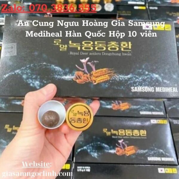 An Cung Ngưu Hoàng Gia Samsung Mediheal Hàn Quốc Hộp 10 viên