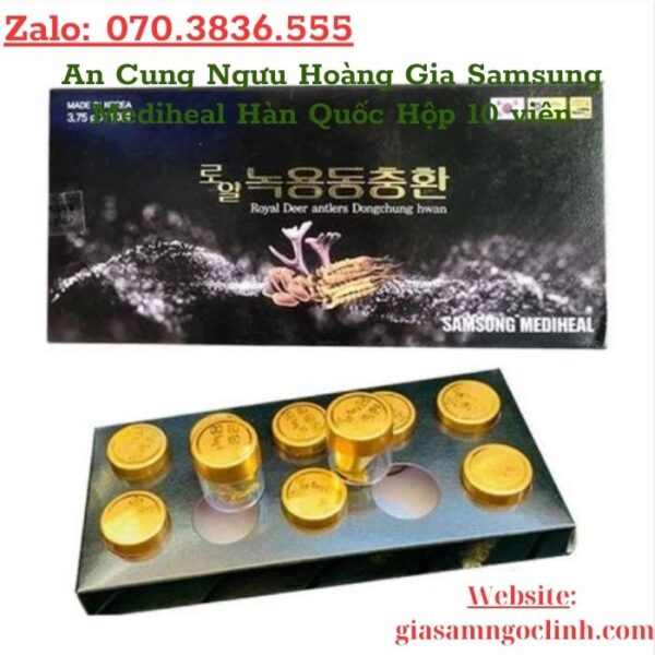 An Cung Ngưu Hoàng Gia Samsung Mediheal Hàn Quốc Hộp 10 viên