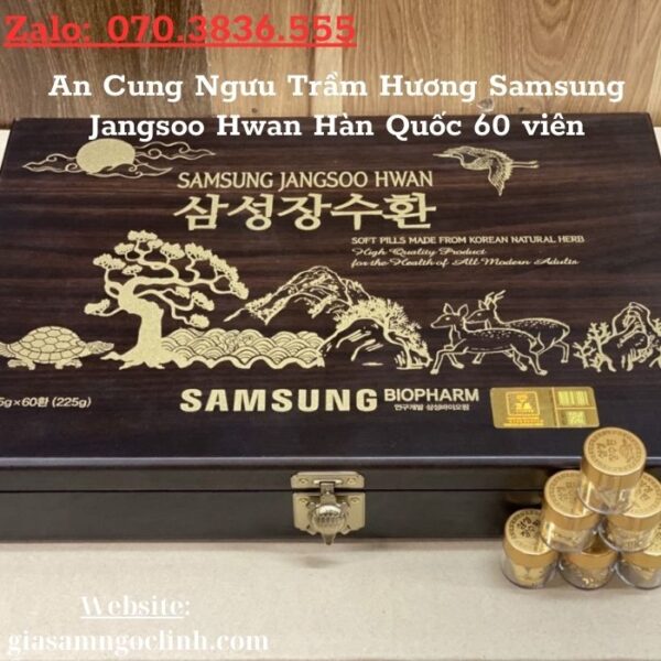 An Cung Ngưu Trầm Hương Samsung Jangsoo Hwan Hàn Quốc 60 viên