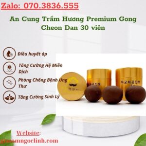 An Cung Trầm Hương Premium Gong Cheon Dan 30 viên An Cung Tram Huong Premium Gong Cheon Dan 30 vien 1