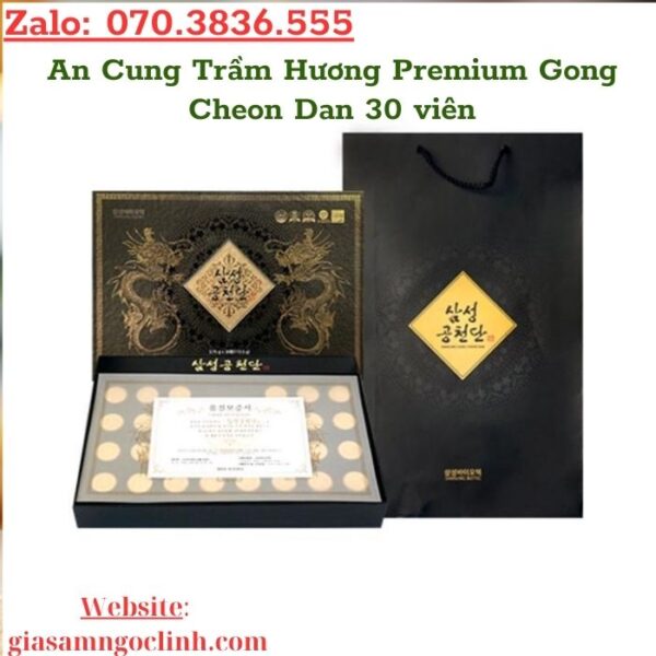 An Cung Trầm Hương Premium Gong Cheon Dan 30 viên