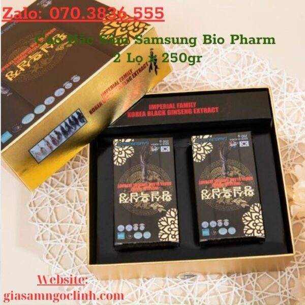 Cao Hắc Sâm Samsung Bio Pharm 2 Lọ x 250gr