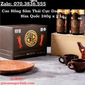 Cao Hong Sam Thai Cuc Daesan Cao Cap Han Quoc 240g x 2 Lo 2