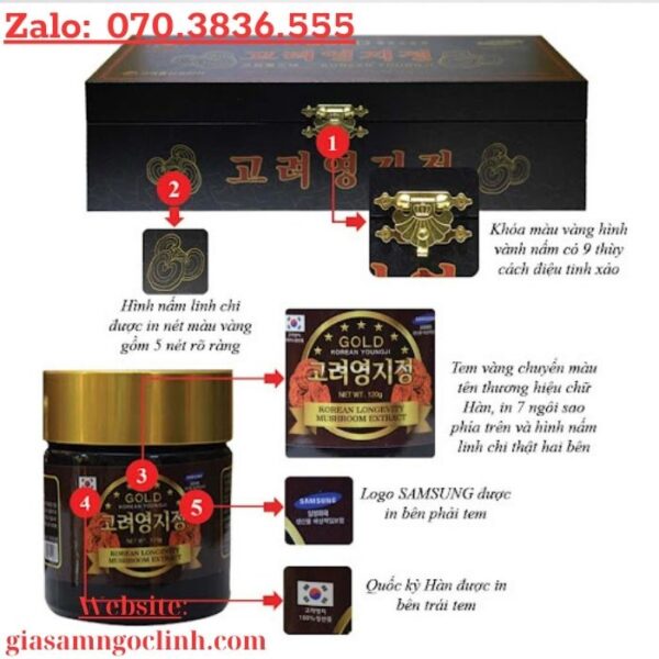 Cao Linh Chi Youngji Hàn Quốc Hộp Đen 3 lọ x 120g