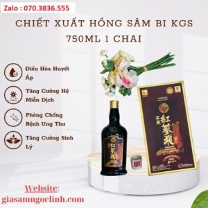 Chiet Xuat Hong Sam BI KGS 750ml 1 Chai 1