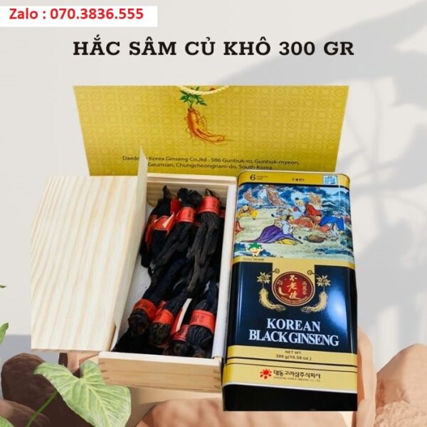 Hắc Sâm Củ Khô 300 gr