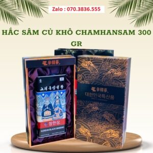 Hắc Sâm Củ Khô Chamhansam 300 gr