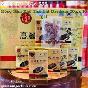 Hong Sam Kho Thai Lat Daedong 20g x 10 goi 2