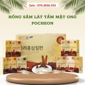 Hồng Sâm Lát Tẩm Mật Ong Pocheon
