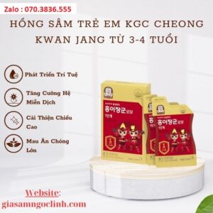 Hong Sam Tre Em KGC Cheong Kwan Jang Tu 3 4 tuoi 1