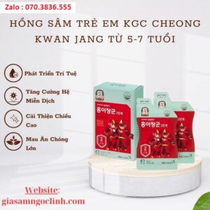 Hong Sam Tre Em KGC Cheong Kwan Jang Tu 5 7 tuoi 1