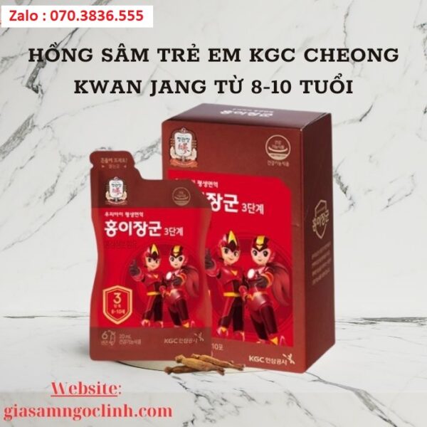 Hồng Sâm Trẻ Em KGC Cheong Kwan Jang Từ 8-10 tuổi