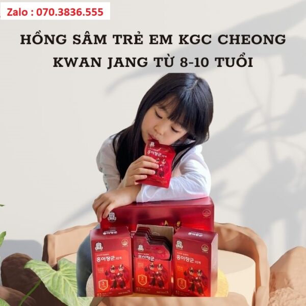 Hồng Sâm Trẻ Em KGC Cheong Kwan Jang Từ 8-10 tuổi