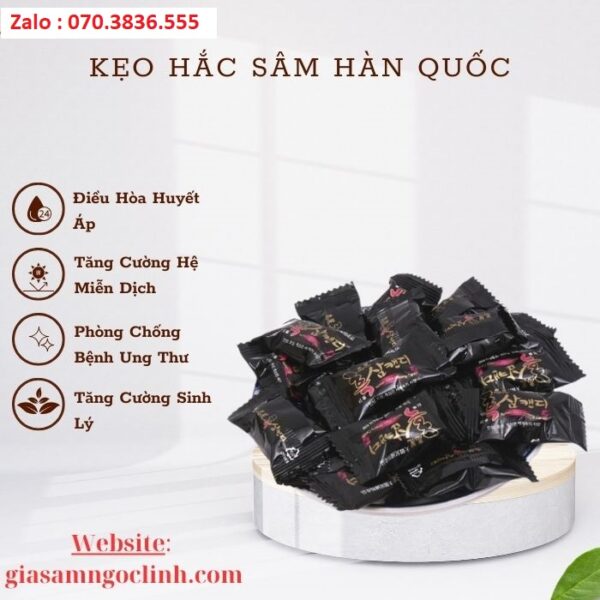 Kẹo Hắc Sâm Hàn Quốc 300 gr