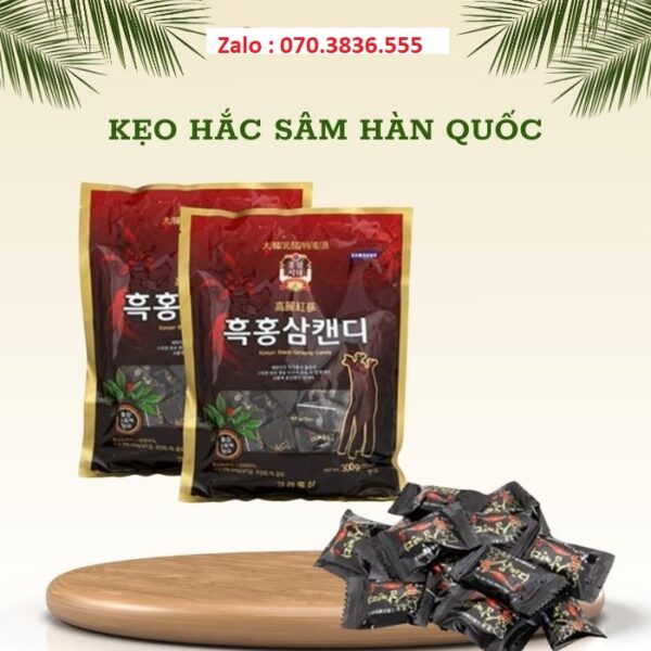 Kẹo Hắc Sâm Hàn Quốc 300 gr