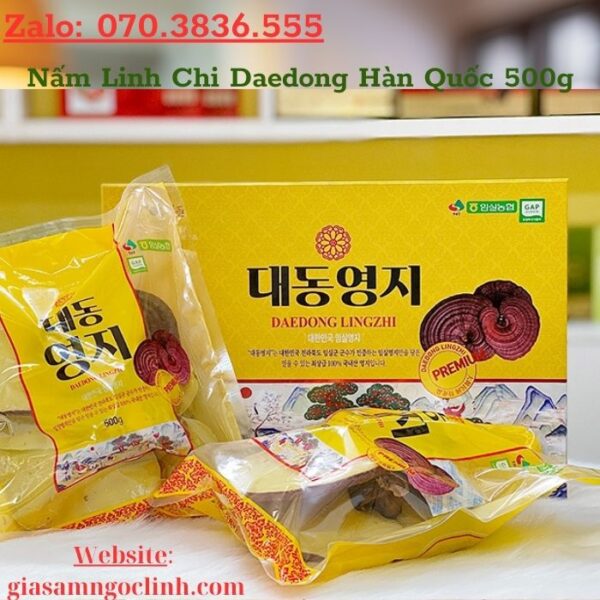 Nấm Linh Chi Daedong Hàn Quốc 500g