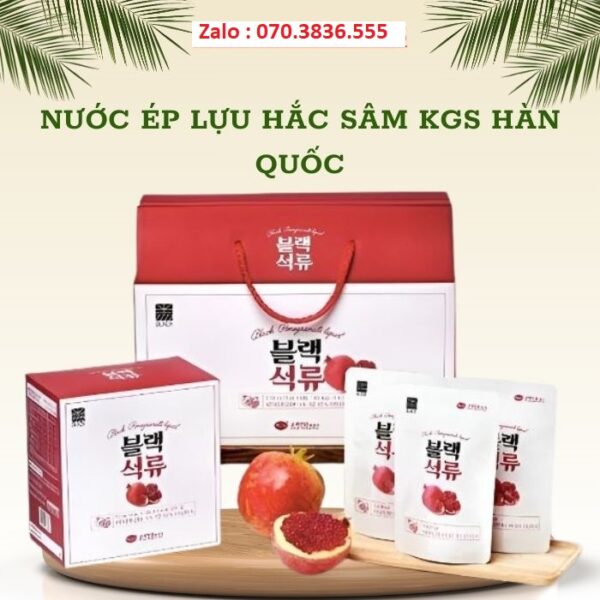 Nước Ép Lựu Hắc Sâm KGS Hàn Quốc