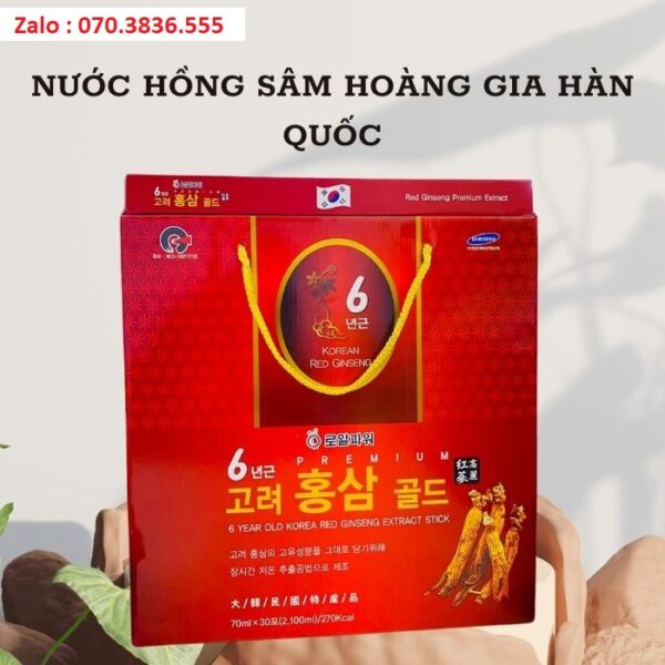 Nước Hồng Sâm Hoàng Gia Hàn Quốc