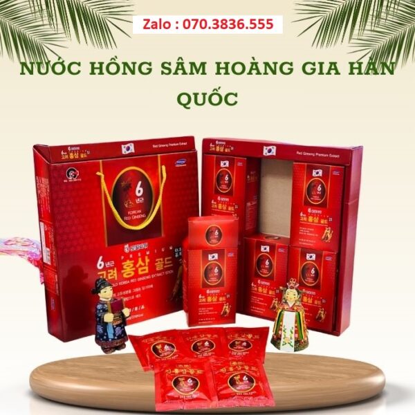 Nước Hồng Sâm Hoàng Gia Hàn Quốc