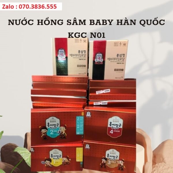 Nước Hồng Sâm Baby Hàn Quốc KGC N01
