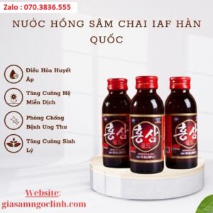 Nước Hồng Sâm Chai IAF Hàn Quốc Nuoc Hong Sam Chai IAF Han Quoc 1
