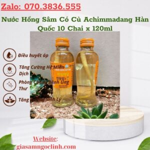 Nuoc Hong Sam Co Cu Achimmadang Han Quoc 10 Chai x 120ml 1